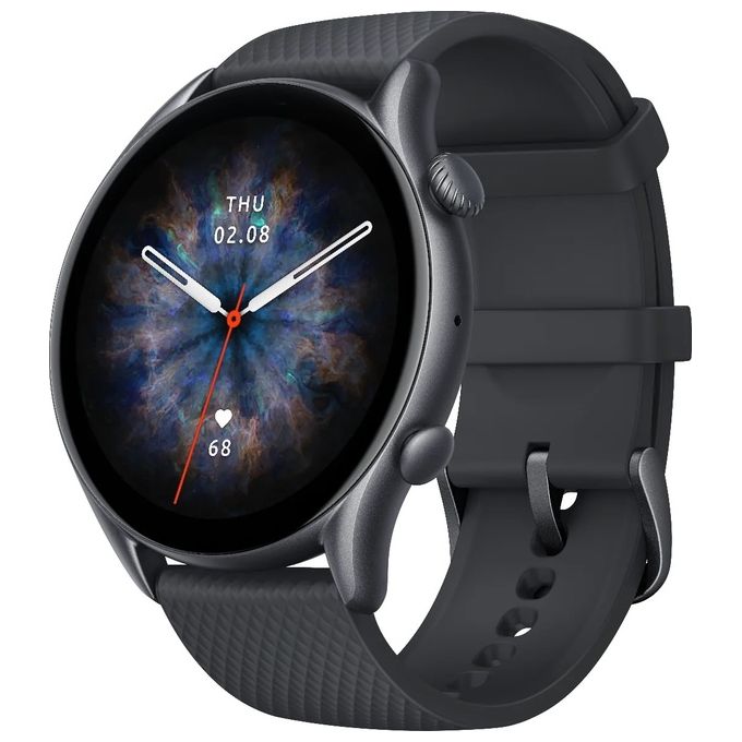 Amazfit GTR 3 Pro 1.45'' Amoled GPS Sport Salute Notifiche Nero