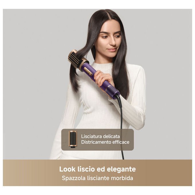 Dreame AMF18A AirStyle Pro 2 Styler per capelli 7 in 1 1300 W 7 accessori design magnetico colore Viola
