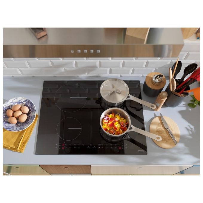 Franke FSM 654 I B BK Smart Piano cottura a induzione cm. 65 cristallo nero