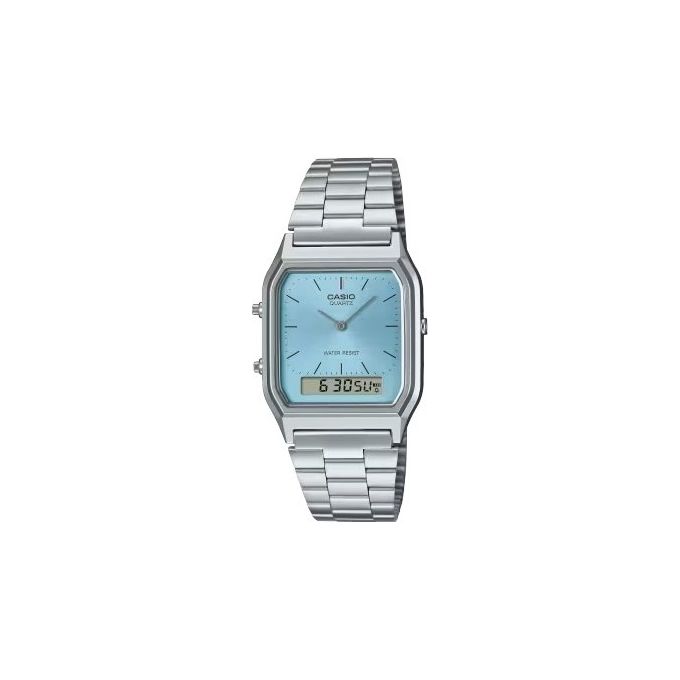 Casio Orologio Analogico al Quarzo Donna con Cinturino in Acciaio Inossidabile Vintage Edgy