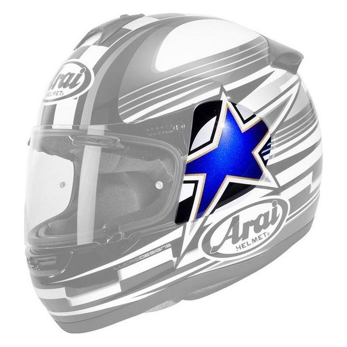 Arai Supporti Esterni Tipo-J Super Ad.Sis. Starflag Blu Blu