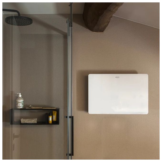 Argo Fancy Termoconvettore da Parete o Pavimento in Vetro Temperato 1400W Bianco
