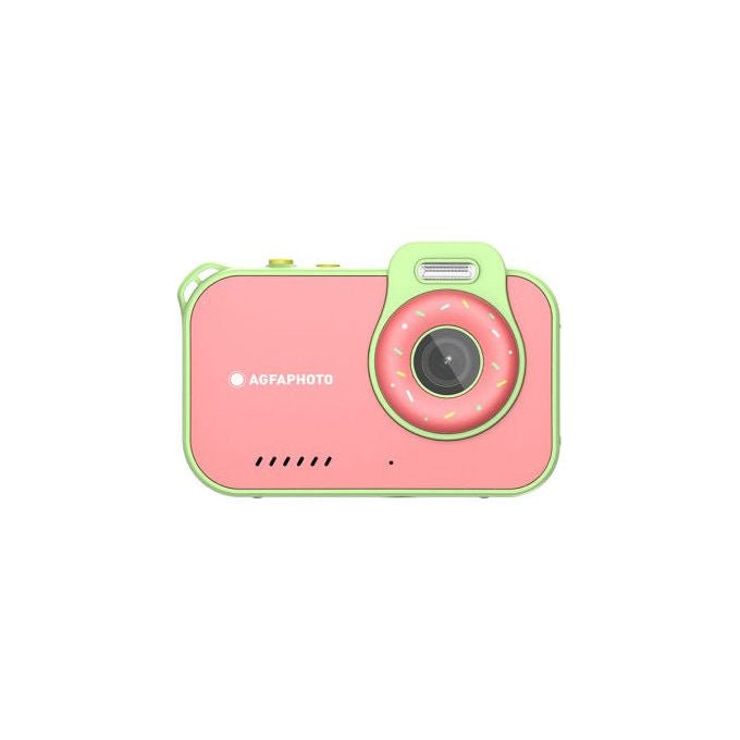 AgfaPhoto ARKCW2RD Fotocamera compatta 12 MP CMOS con schermo 2.8'' e video 2.7K colore Verde, Rosso