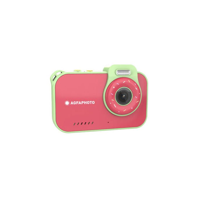 AgfaPhoto ARKCW2RD Fotocamera compatta 12 MP CMOS con schermo 2.8'' e video 2.7K colore Verde, Rosso