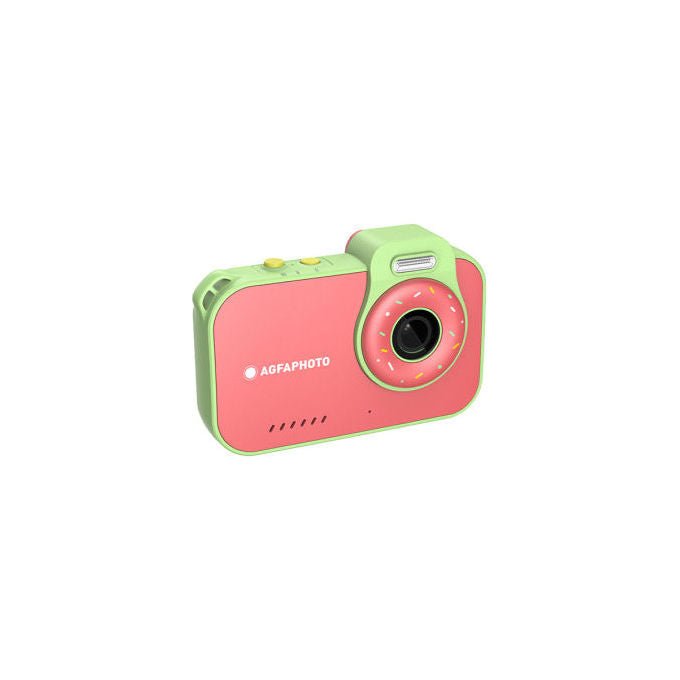 AgfaPhoto ARKCW2RD Fotocamera compatta 12 MP CMOS con schermo 2.8'' e video 2.7K colore Verde, Rosso