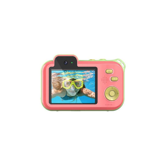 AgfaPhoto ARKCW2RD Fotocamera compatta 12 MP CMOS con schermo 2.8'' e video 2.7K colore Verde, Rosso