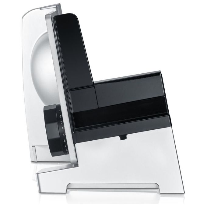 Severin AS3917 Allesschneider Elettrica con Lama in Acciaio Inossidabile Solingen Spessore Regolabile fino a 2,3 cm 150 W Rumorosita' 68 dB colore Grigio