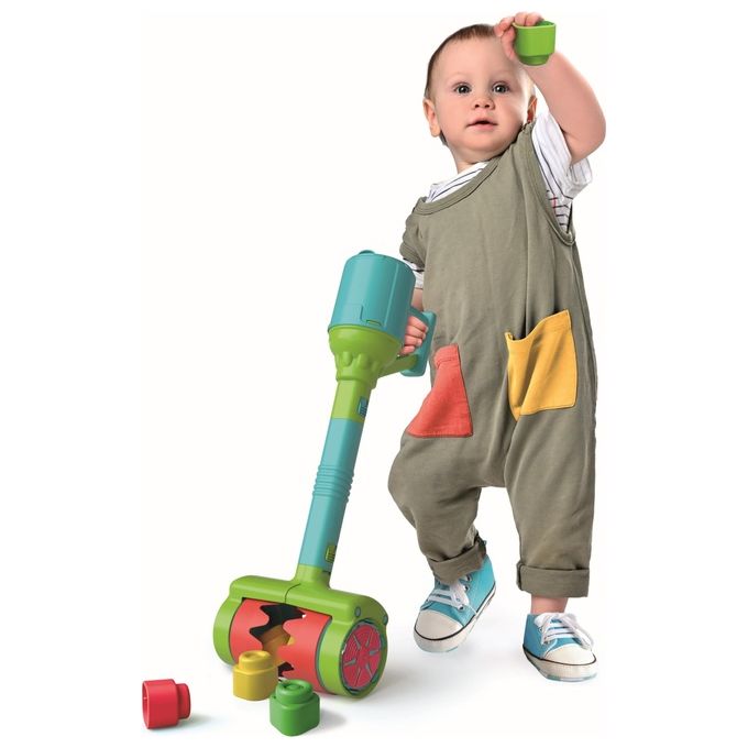 Clementoni Soft Clemmy Aspirapolvere Sensoriale con Rullo