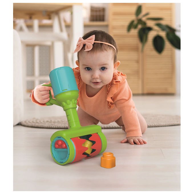 Clementoni Soft Clemmy Aspirapolvere Sensoriale con Rullo
