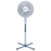 Termozeta TZWZ01N - Ventilatore a piantana, altezza 120 cm, 3 velocita', oscillazione automatica e inclinazione regolabile, potenza 50 W, rumorosita' 53,5 dB, Bianco