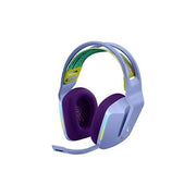 Logitech G733 Lightspeed Cuffia Wireless con Microfono Gaming con Fascia per la Testa a Sospensione Lightsync RGB Tecnologia Microfono Blue Voice e Driver Audio Pro-G Lilla