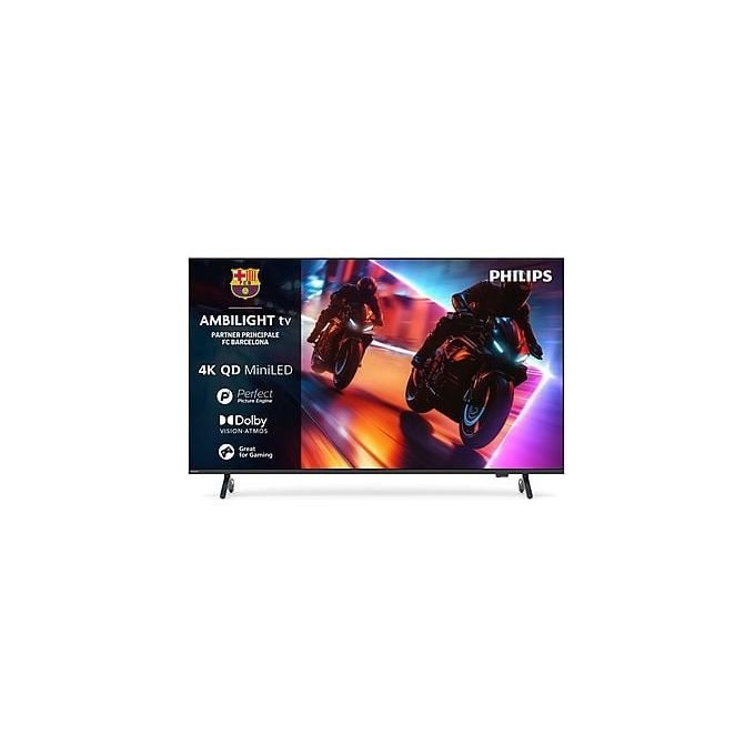Philips, TV MiniLED QLED 55MLED920-12, 55'', Ultra HD 4K, HDR, Ambilight, Nero