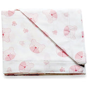 Italbaby ITALBABY_020.1000-003 Set 3 Lenzuoline per Lettino 100% Cotone Made in Italy colore Rosa