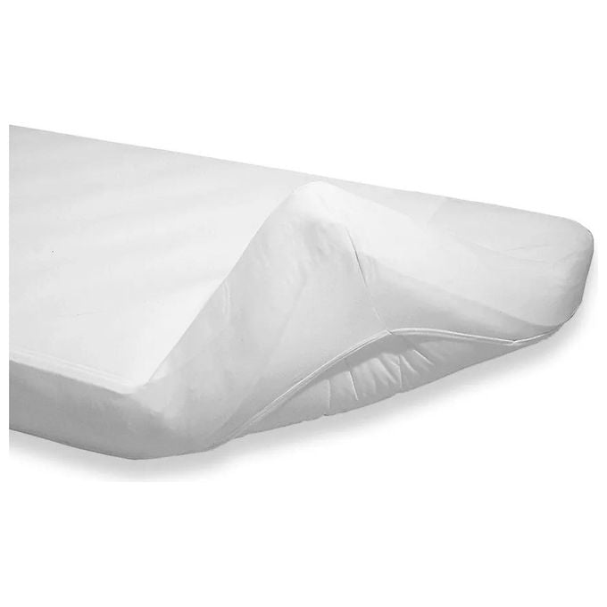 Italbaby 040.0053 Pipiflan Lenzuolino con Salvamaterasso Integrato in Jersey di Cotone e Traversa Biflan Doppia Flanella Angoli Elastici Lavabile fino a 90° Esente Ftalati colore Bianco