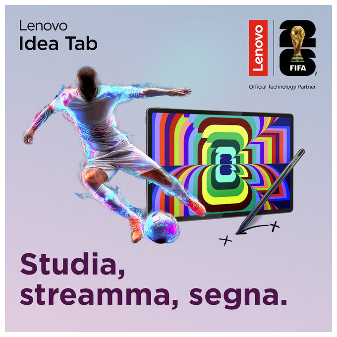 Lenovo ZAG70977SE Idea Tab Plus Tablet 12.1'' 256GB RAM 8GB MediaTek Dimensity 6400 Android 15 colore Grigio
