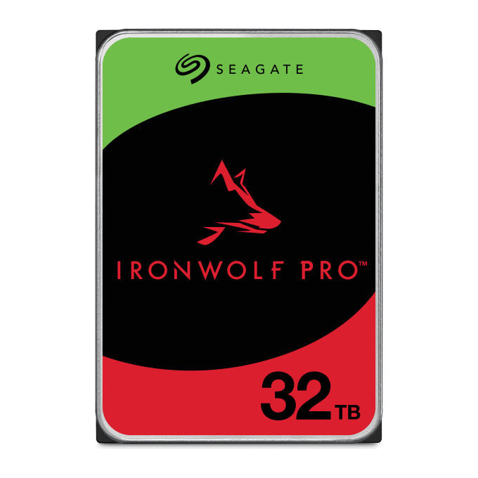 Seagate ST32000NT000 IronWolf Pro Disco rigido interno 32 TB 7200 rpm 3.5'' SATA III 512 MB cache colore Nero