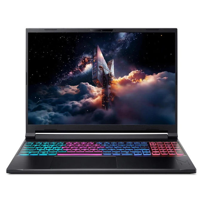 Acer NH.QYZET.007 Nitro V 16 AI Notebook AMD Ryzen AI 9 365 32 GB RAM 1 TB SSD NVIDIA GeForce RTX 5070 Display 16'' WQXGA 180 Hz Windows 11 Home colore Nero