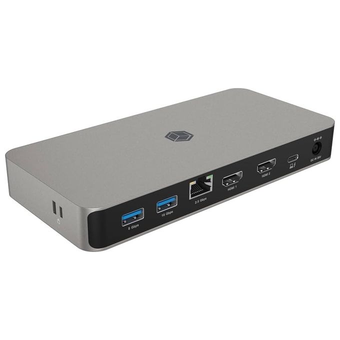 ICY BOX IB-DK2880-C41 Docking Station USB4 2x HDMI 8K 3x USB-A 1x USB-C 100 W colore Nero