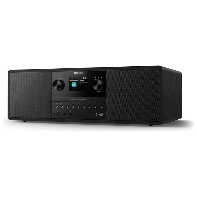 Philips TAM6500-10 Sistema Audio Micro Potenza 50 W Bluetooth 6.0 Radio DAB+ DAB FM Lettore CD USB colore Nero