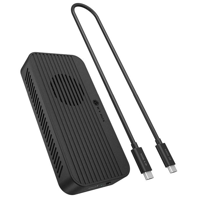 Icy Box IB-1980M Diamond Case 1980 Compartimento SSD M.2 NVMe Thunderbolt 5 80 Gbps 8 TB colore Nero
