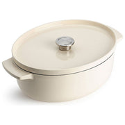 KitchenAid CC006062-001 Pentola in Ghisa 5,6 L Adatta a Tutti i Piani Cottura compresa Induzione Coperchio in Ghisa colore Crema