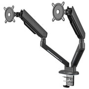 One For All DM8210 Supporto per TV e Monitor da 21'' a 45'' con Regolazione Altezza e Inclinazione 2 Bracci Morsetto-Occhiello colore Nero