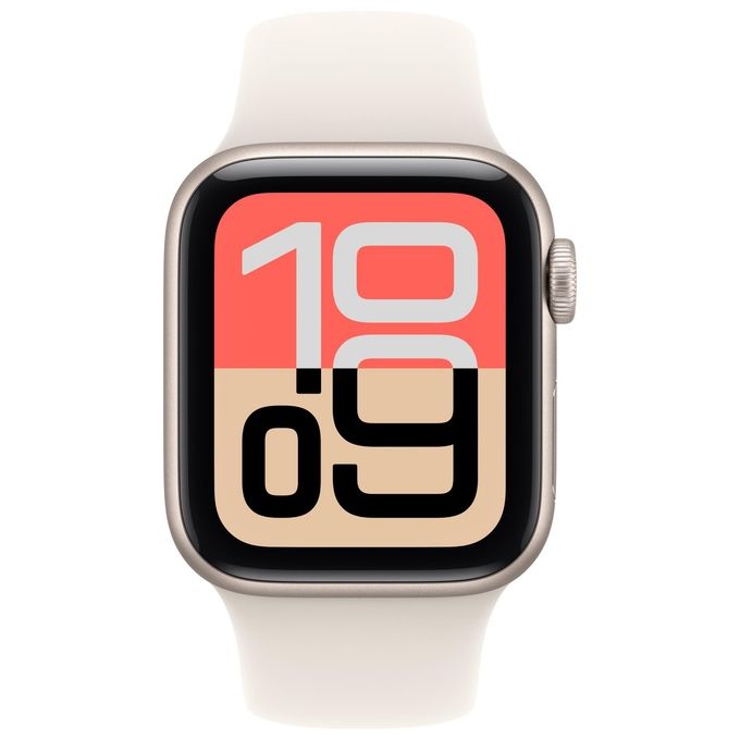 Apple MEH54ZR-A Apple Watch SE 3 GPS 40mm Cassa in Alluminio con Sport Band Galassia colore Beige