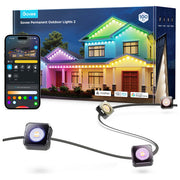 Govee H705E311 Permanent Outdoor Lights 2 Lampada a parete intelligente Wi-Fi Bluetooth IP67 colore Nero