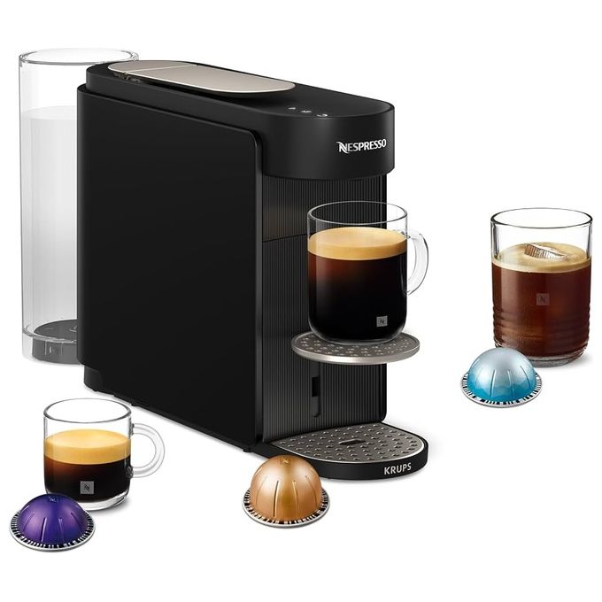 Krups XN9408 Vertuo Up Macchina da caffe' a capsule Capacita' 1,4 L Potenza 1100 W Tecnologia Centrifusion colore Nero
