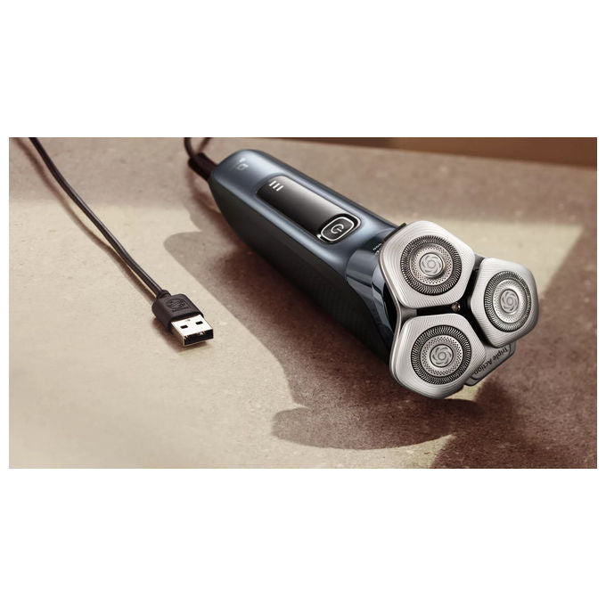 Philips X9001-10 Serie i9000 Rasoio elettrico Wet and Dry con SkinIQ 3 testine autonomia 50 min min colore Blu