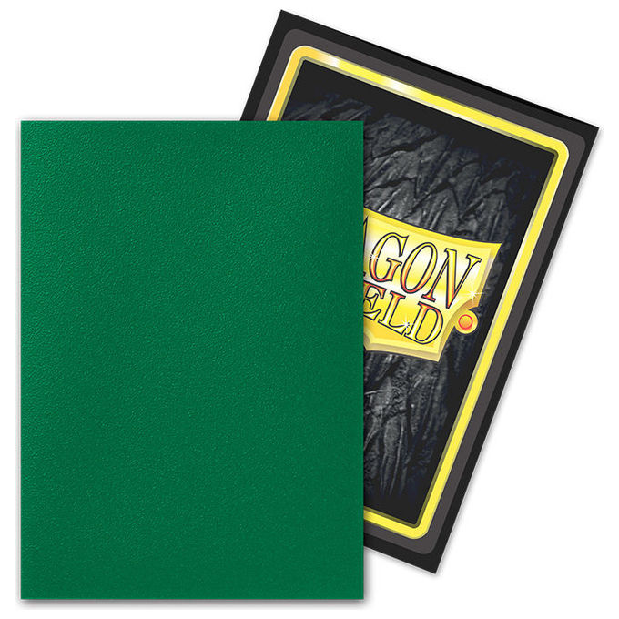 Dragon Shield AT-15058 Bustine Protettive Standard Matte Doppie per Carte da Gioco Colore Nero