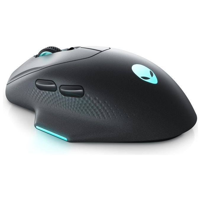 Alienware AW620M Mouse Gaming Wireless 26000 DPI RF Wireless + USB Type-C colore Nero