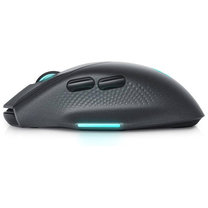 Alienware AW620M Mouse Gaming Wireless 26000 DPI RF Wireless + USB Type-C colore Nero