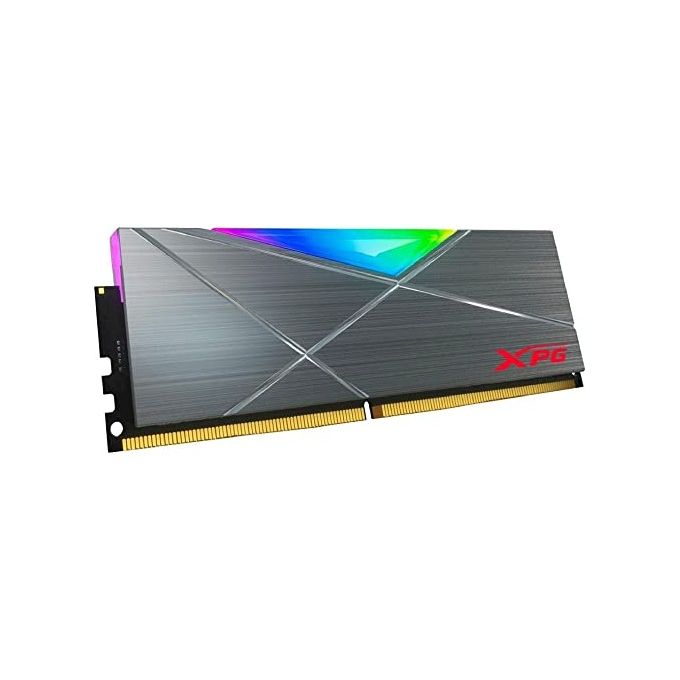 Adata AX4U36008G18I-ST50 Ram Gaming Xpg Spectrix D50g 8Gb Ddr4 3600mhz Rgb Cl18-22-22 Tungsten Grey