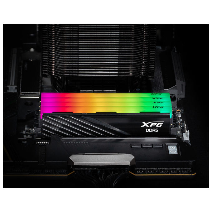 Adata AX5U6000C3616G-DTLABRBK LANCER BLADE RGB Memoria 32 GB 2 x 16 GB DDR5 6000 MHz CL36 XMP EXPO Dissipatore colore Nero