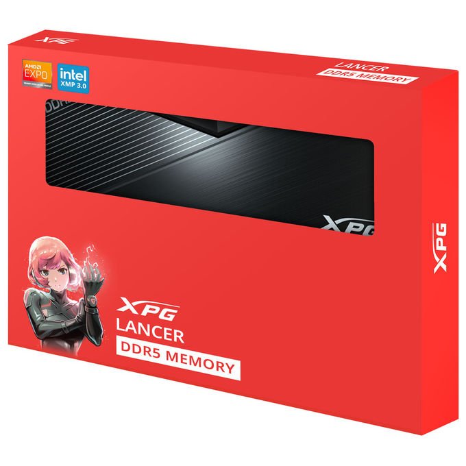 XPG AX5U6000C4816G-DTLABBK LANCER BLADE Memoria 32 GB 2 x 16 GB DDR5 6000 MHz CL48 Data Integrity Check Unbuffered XMP 3.0 EXPO colore Nero