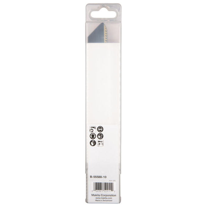 Makita B-55588-10 Lama per Sega Universale in Carburo di Tungsteno 10 Pezzi Lunghezza 228 mm TPI 8 colore Nero