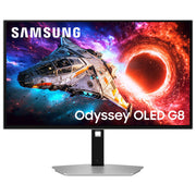 Samsung LS27HG800SUXEN Odyssey OLED G8 Monitor 27'' 4K 3840x2160 Pixel 240 Hz OLED 0,03 ms FreeSync Premium Pro colore Argento