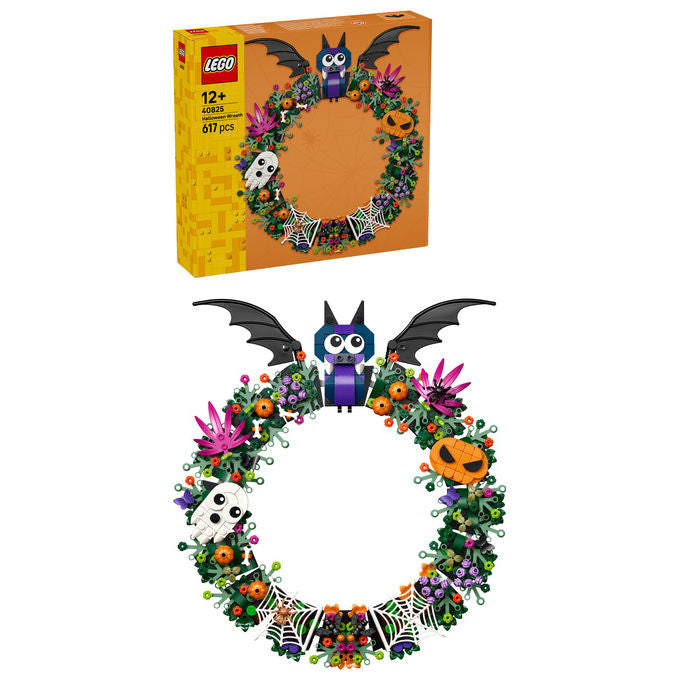 Lego 40825 Ghirlanda di Halloween con Pipistrelli Zucche Fantasmi e Ragnatele 617 pezzi colore Multicolore