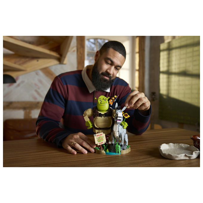 Lego 72423 Kit di Costruzione Shrek Ciuchino e Gatto con gli Stivali 1403 pezzi colore Multicolore