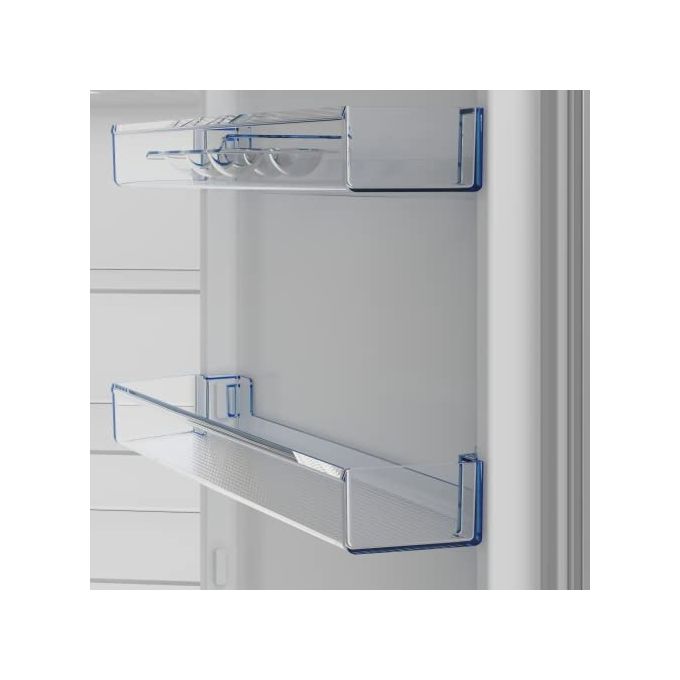 BEKO B1RCNE364XB Frigorifero combinato 316 L 1865 cm Classe E 37 dB Total No Frost MultiAirflow modalita' Eco e Vacanza Metal Look