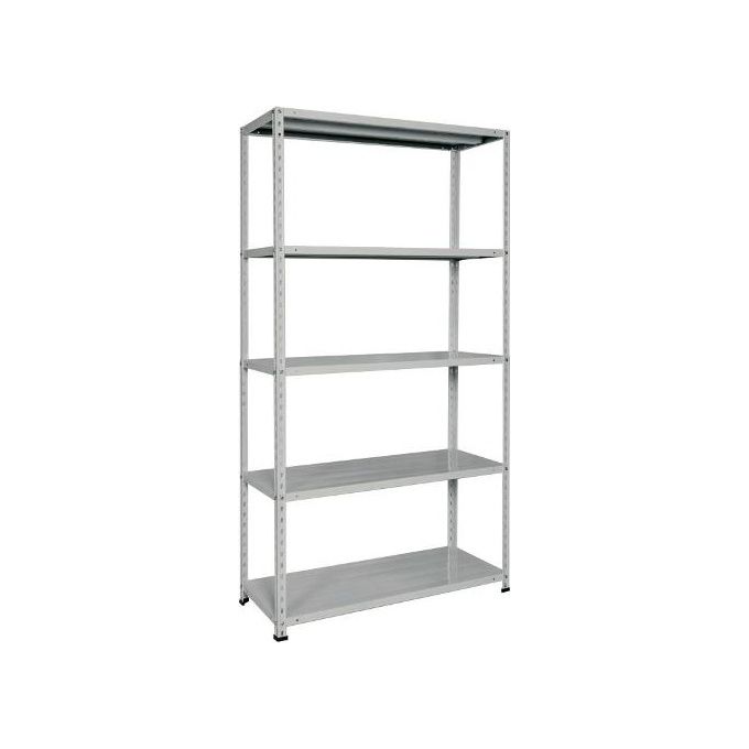 Bizzotto Scaffale Metallo 5 ripiani Portata Ripiano 70kg 100X40X188 Cm Grigio