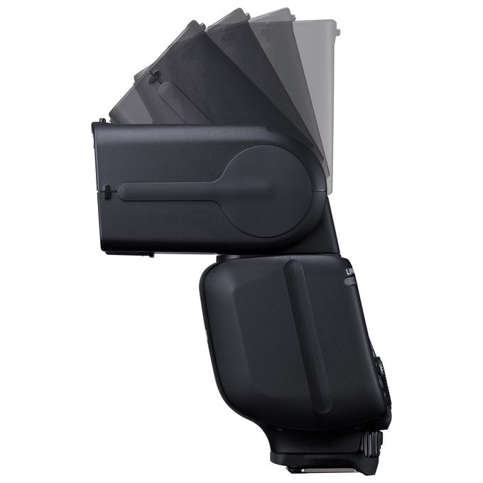 Canon 6579C002 Speedlite EL-10 Flash per Videocamera Numero Guida 40 Wireless Radio fino a 30 m Testa Orientabile 90° Verticale 330° Orizzontale Alimentazione 4 Stilo AA colore Nero