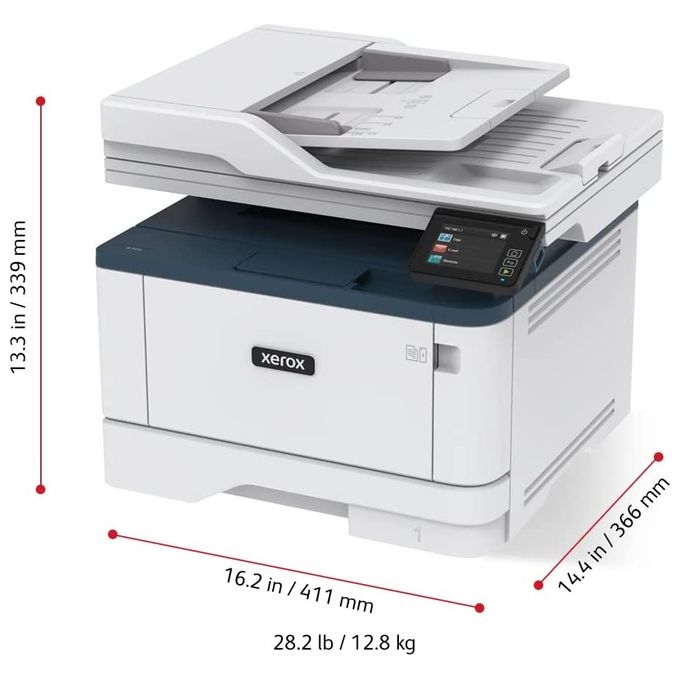 Xerox Stampante B315 Multifunzione Laser A4 B-N Copia, Stampa, Scansione, Fax, 40ppm, Wi-Fi, Stampa Fronte-Retro