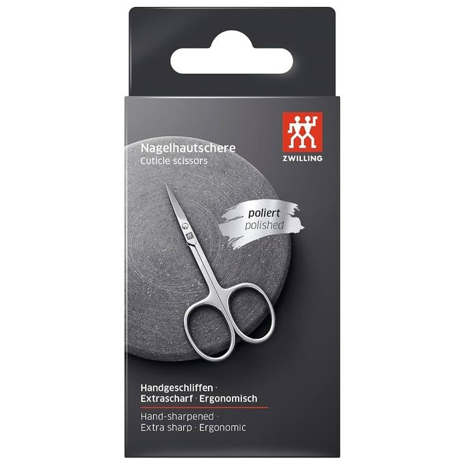 ZWILLING 47660-091-0 TWINOX Forbici per unghie Acciaio inossidabile Opaco Ergonomiche Ipoallergeniche Lunghezza 90 mm colore Argento