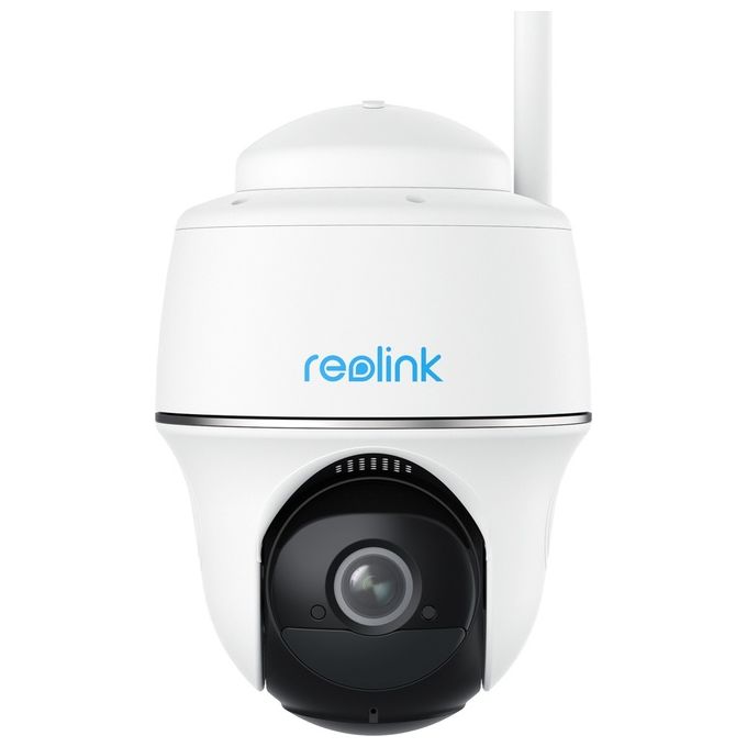 Reolink Argus Series B430 Telecamera a batteria solare wireless 5MP con funzione pan e tilt Bianco