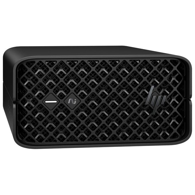 HP E26G4ET Mini PC Stazione di lavoro AI con Processore AMD 390 64 GB LPDDR5x-SDRAM 1 TB SSD Windows 11 Pro colore Nero