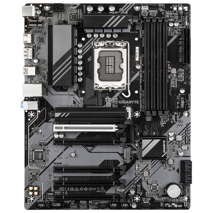 Gigabyte B760 DS3H GEN5 Scheda Madre Supporta Intel Core 14a 13a 12a Generazione 8+2+1 Fasi VRM DDR5 fino a 5600 MHz 2 M.2 PCIe 4.0 USB 3.2 Gen 2x2 colore Nero