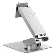 Alogic A32OFSSLV Supporto per Monitor da Scrivania Compatibile con Monitor Aspekt 32'' e Mac Mini M4 Materiale Alluminio ABS Acciaio Feltro colore Argento