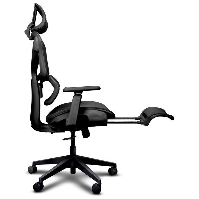 Trust 26010 GXT 725 Rivara Sedia da gaming per PC Seduta imbottita Schienale a rete Braccioli 3D Cuscino lombare e collo colore Nero